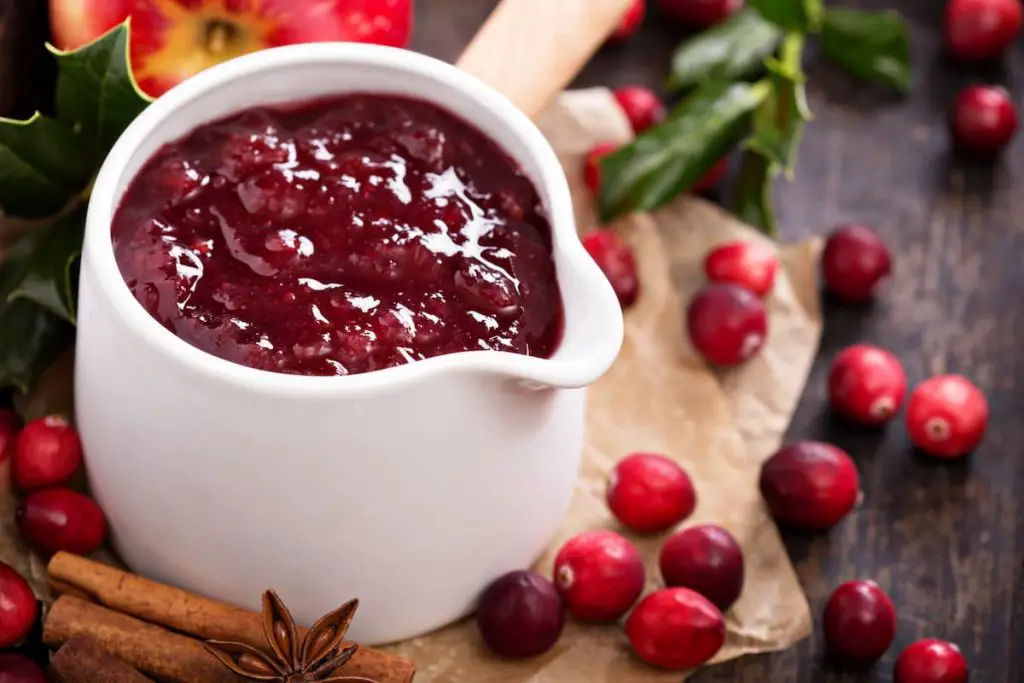 Cool the Cranberry Sauce Prior to Freezing