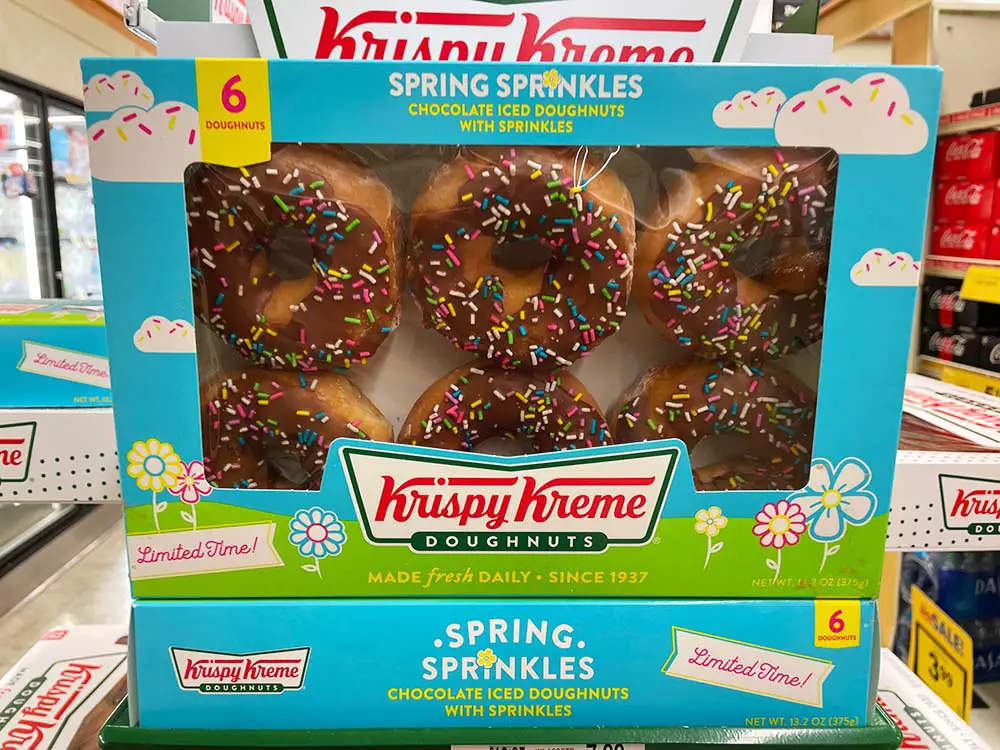 You can even buy Krispy Kreme donuts at the grocery store and freeze them.