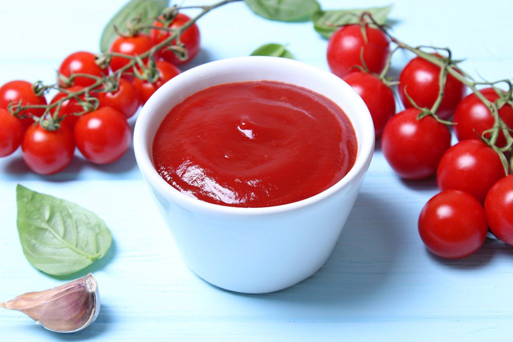 It's best to freeze ketchup in small batches.