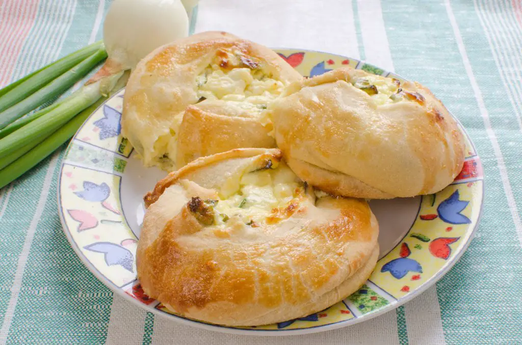 A Knish is a yummy pastry filled with hearty or sweet ingredients.