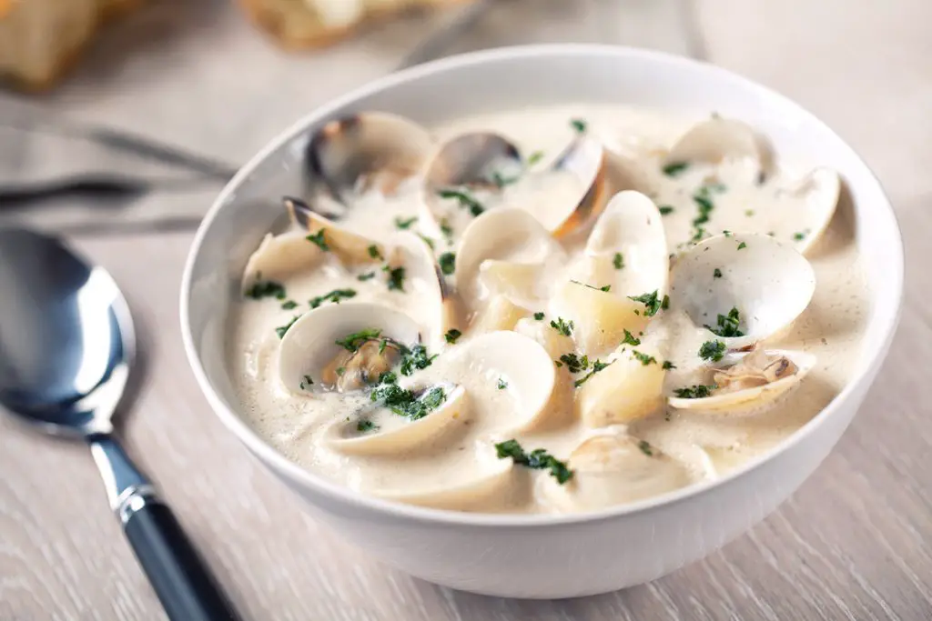 What is New England clam chowder?