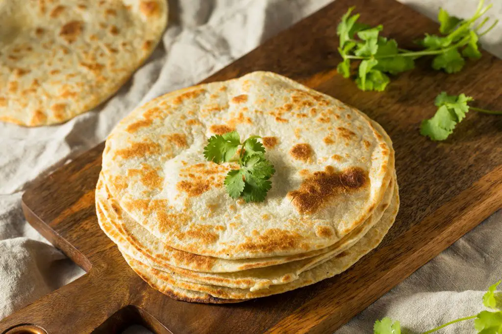 Frozen Naan bread tastes great once it's thawed.