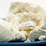 Leftover ricotta cheese can be frozen