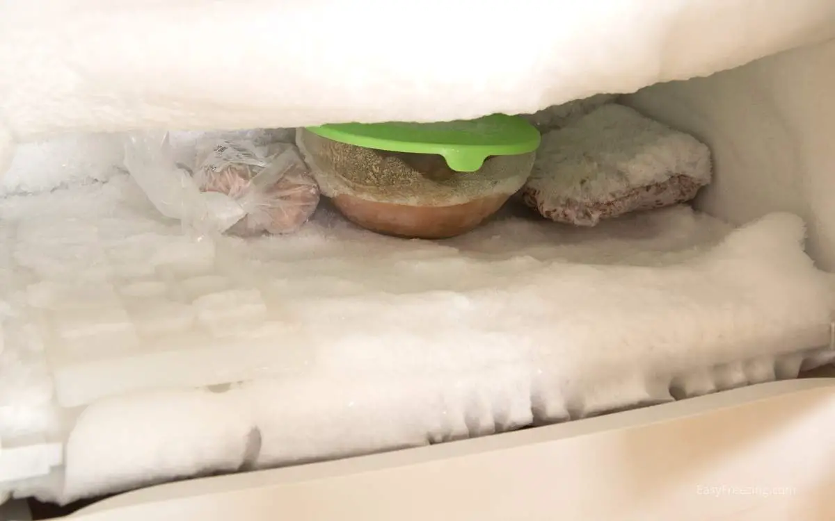what to do with frozen food while defrosting freezer