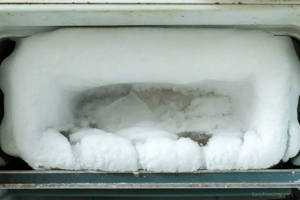 Freezer frost buildup: what does it mean when ice builds up in freezer
