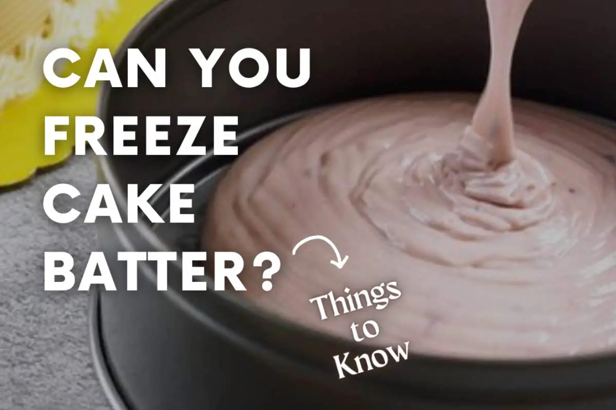 can you freeze uncooked batter