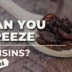 Can you freeze raisins