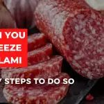 Can You Freeze Salami