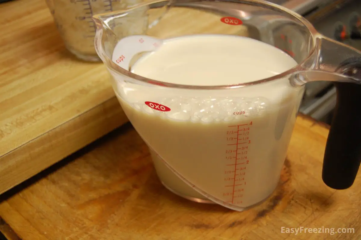 How to Freeze Soy Milk