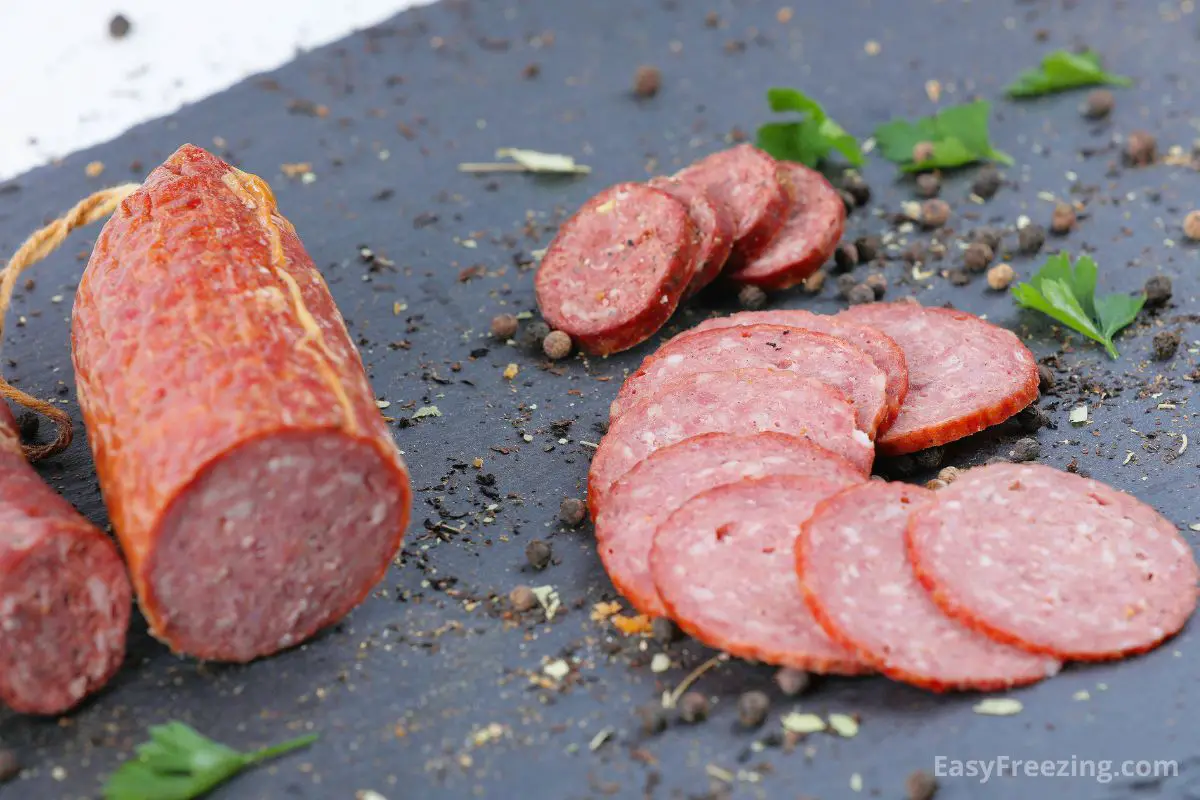 Easy Method to Freeze Salami