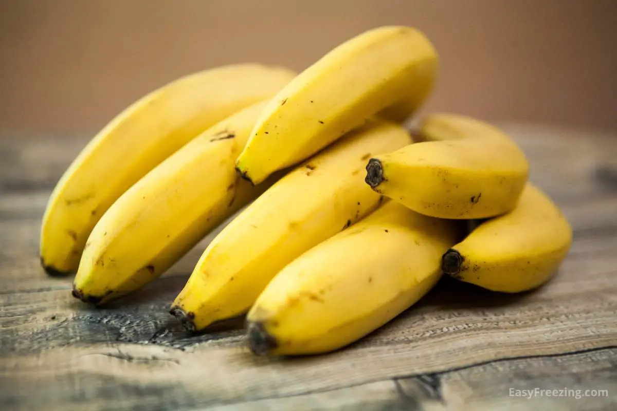 Freezing Bananas With The Peel On