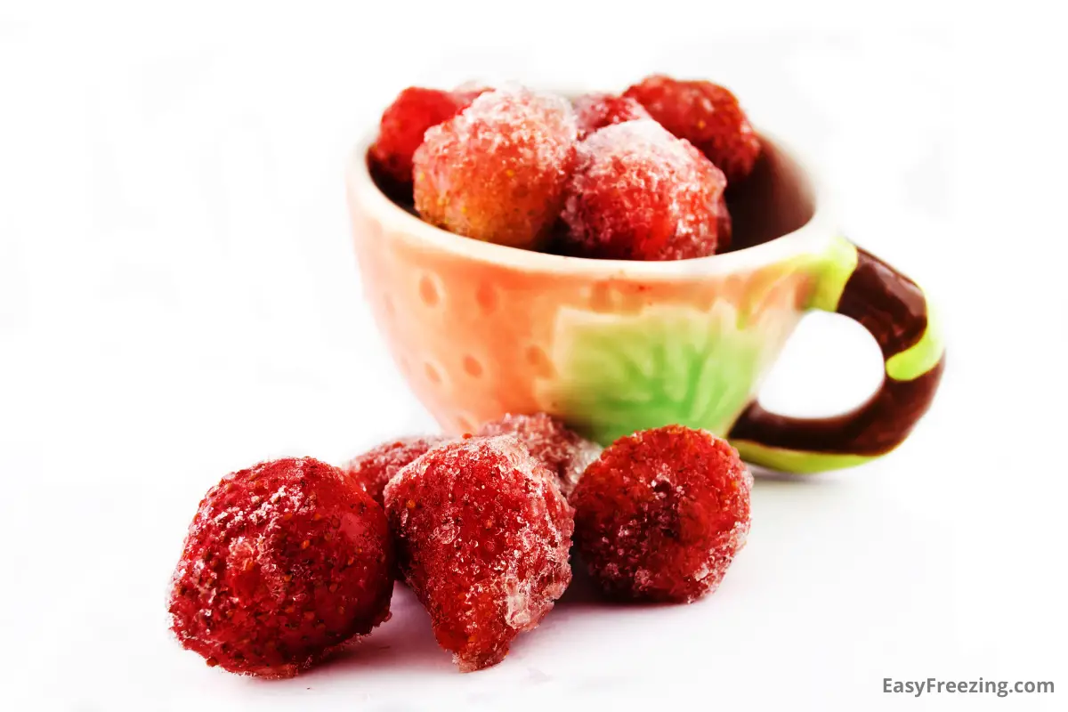 Freezing Strawberries With Sugar- Easy Ways