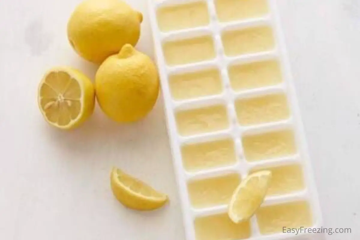 How to Freeze Lemon Juice