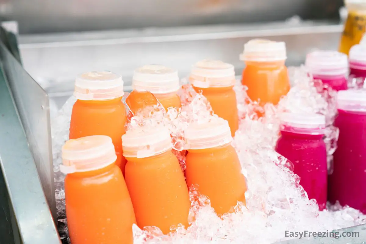 Textural Changes in Frozen Fresh Juice