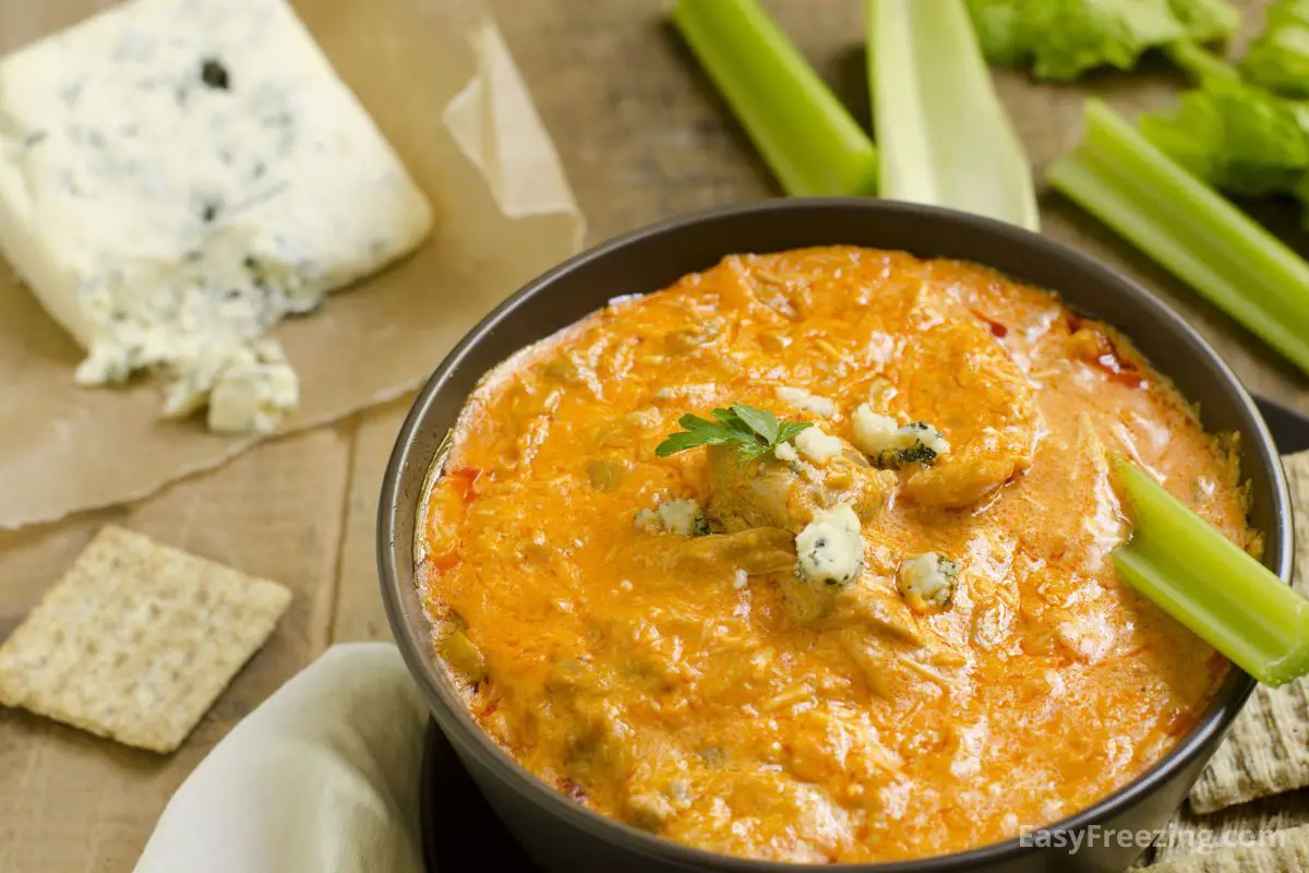 Two Ways of Freezing Buffalo Chicken Dip