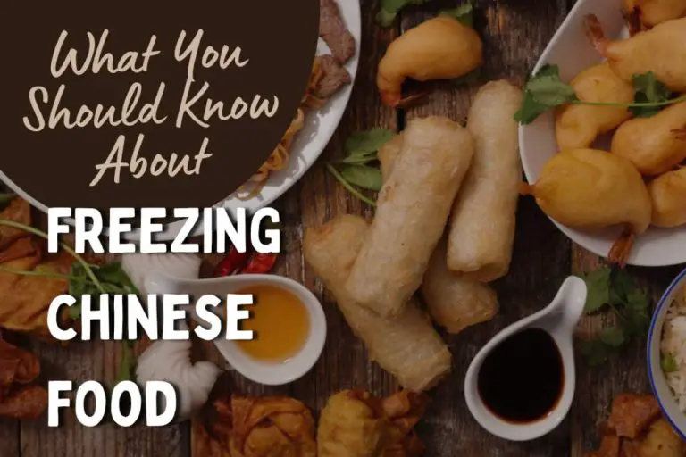 Freezing Chinese Food (Can You?)