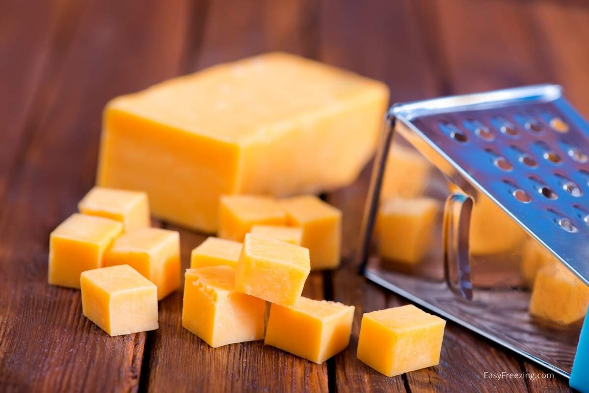 benefits of freezing cheddar cheese