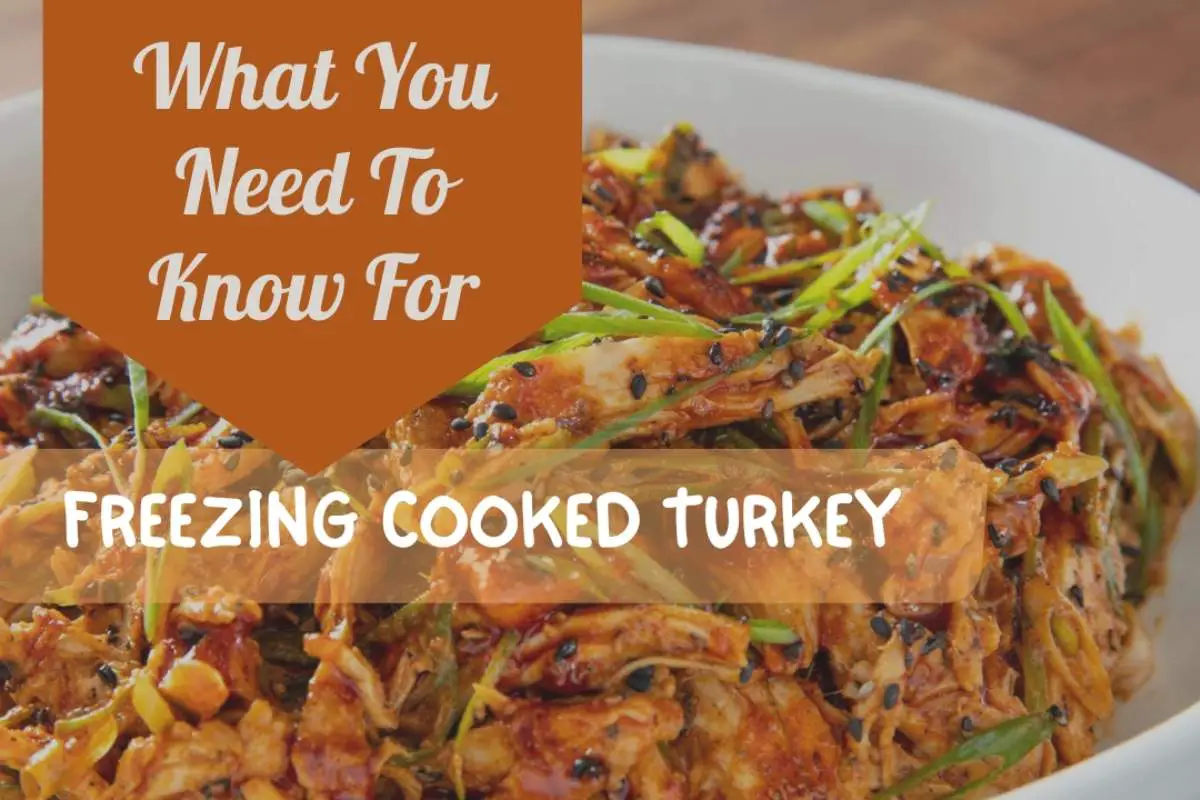 What You Need To Know For Freezing Cooked Turkey