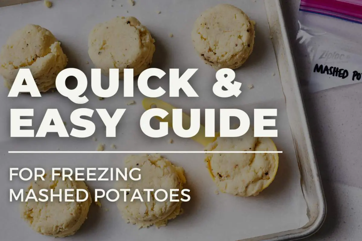 Freezing mashed potatoes