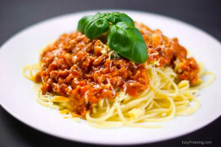 Freezing Cooked Pasta With Sauce (A Quick & Easy Guide) Easy Freezing