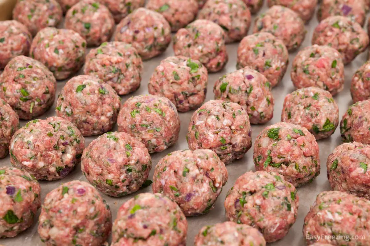 How To Freeze Raw Meatballs