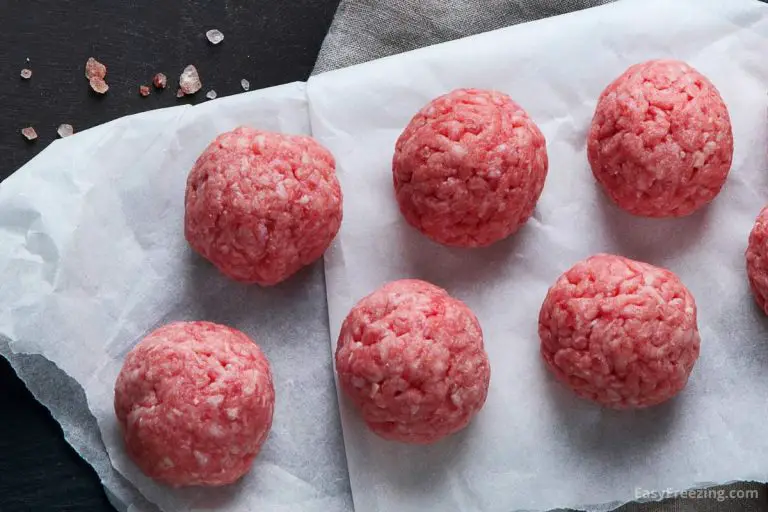 Freezing Homemade Meatballs (Raw & Cooked) Easy Freezing