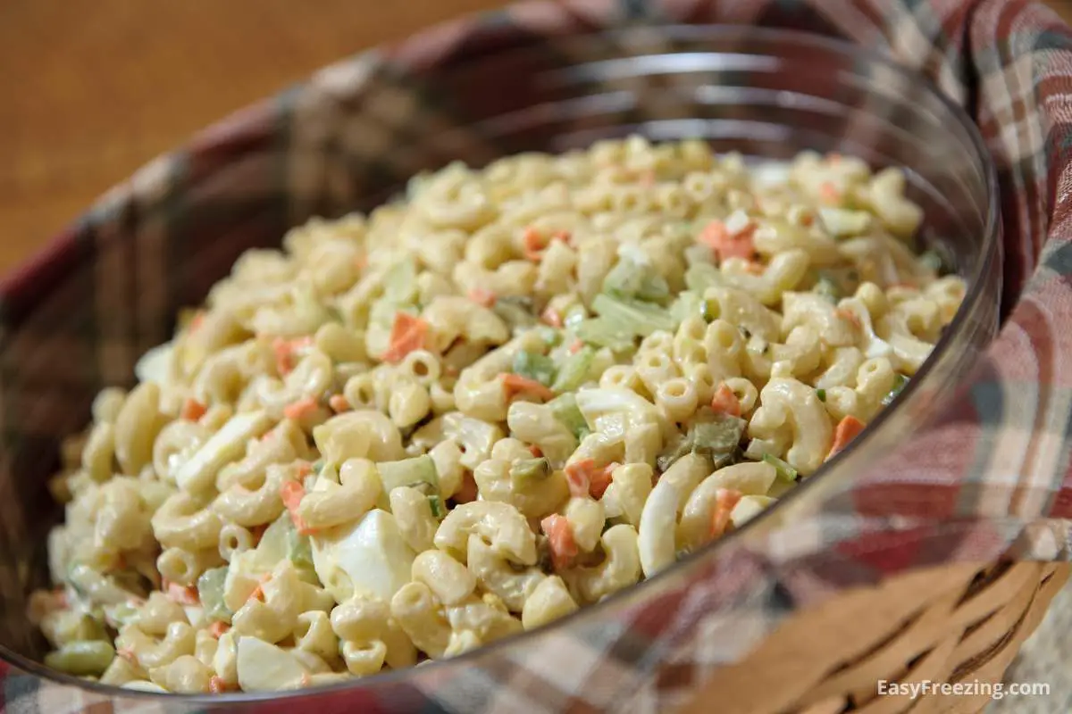 How to Freeze Macaroni Salad